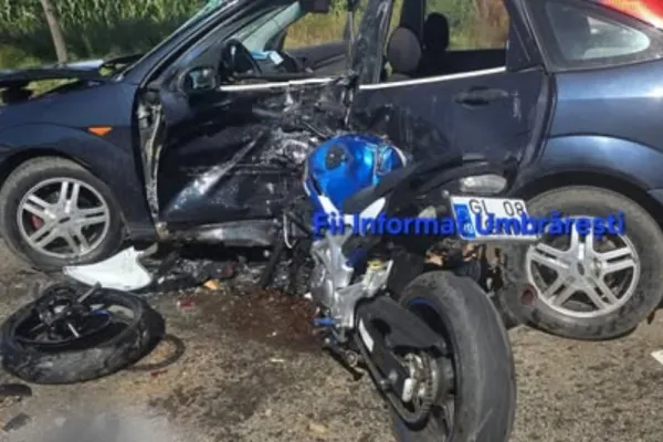 Accident tragic pe E85, în județul Vrancea. Doi oameni au murit, după o ciocnire la mare viteză - FOTO