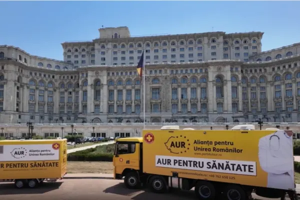 Caravana medicală AUR, sprijin pentru românii sărmani. ”Nu facem politică, o facem pentru viața oamenilor”