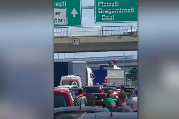 Camionagii și agricultorii din toată țara vin la cel mai mare protest împotriva guvernului Bolojan VIDEO