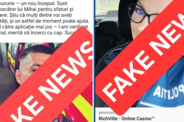 Alertă MAI. Postările cu polițiști care au demisionat și s-au "îmbogățit" la păcănele sunt FALSE
