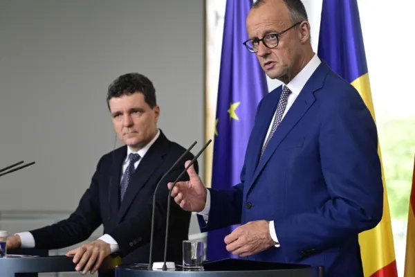 Nicușor Dan, întrevedere cu cancelarul Germaniei, Friedrich Merz. Ce au vorbit cei doi șefi de stat