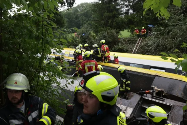 Accident feroviar grav în Germania: cel puțin trei morți și zeci de răniți