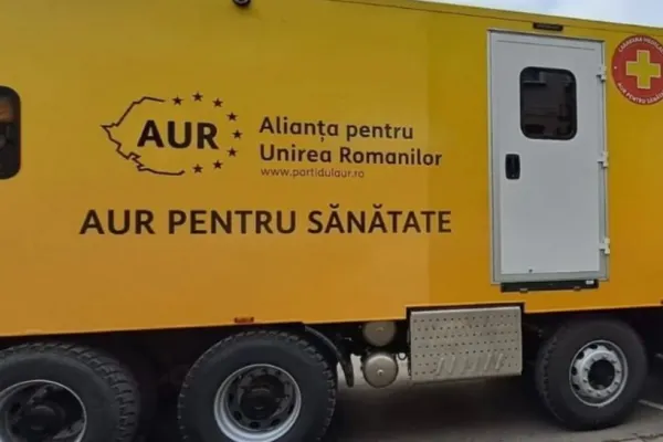 Spitalul Mobil AUR pornește din nou la drum. Nu „ruginește în câmp", ci salvează vieți