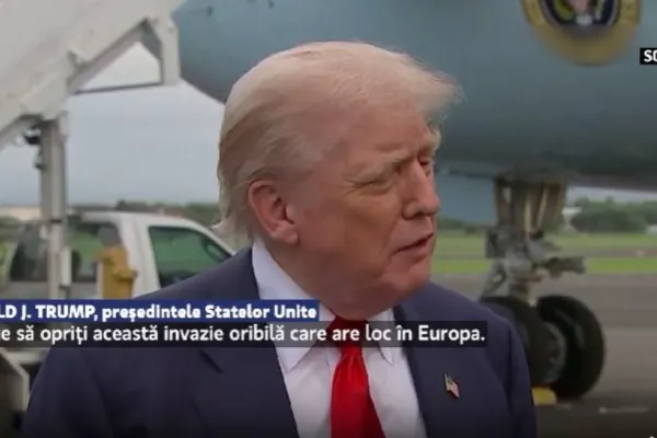 Trump, întâmpinat cu urale și proteste la sosirea în Scoția