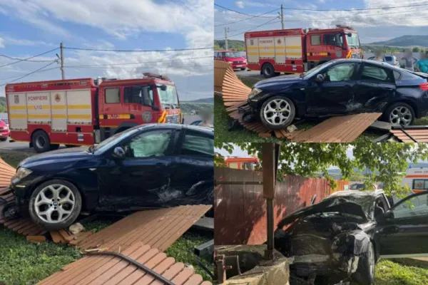Accident grav în județul Neamț! Patru tineri și un minor de doi ani au fost răniți