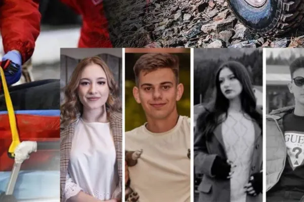 Ei sunt cei patru tineri care și-au pierdut viața în accidentul cumplit din Argeș. Ștefan și Ștefania visau la nuntă, dar familiile se pregătesc de înmormântare