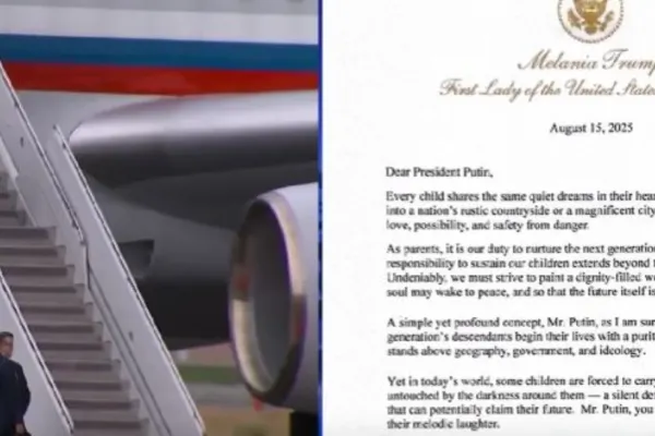 Trump a făcut publică scrisoarea Melaniei Trump către Putin