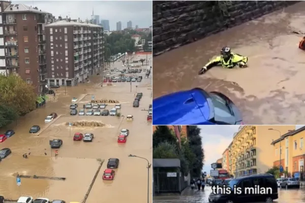 Oraș întreg scufundat după o furtună agresivă. Vremea face ravagii în Italia