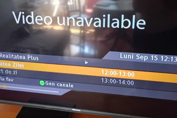 Emisia Realitatea Plus a fost întreruptă în timpul protestului uriaș din Piața Victoriei
