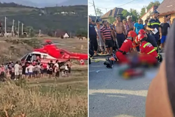 Accident grav în Șomcuta Mare: patru persoane au fost rănite, una în stare foarte gravă | VIDEO