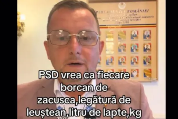 Deputat AUR: „Țăranii vor raporta și borcanele de zacuscă!”