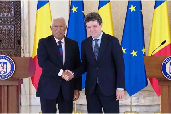 Nicușor Dan, întâlnire crucială cu preşedintele Consiliului European, António Costa. Ce au discutat cei doi lideri