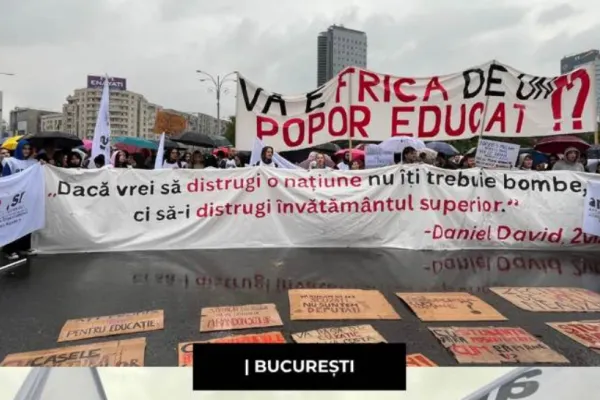 Studenții revin în stradă: protest masiv joi în fața Guvernului. Tinerii cer audiență la premierul Ilie Bolojan