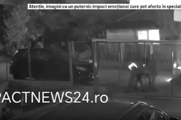 Bărbat încătușat și târât de polițiști în fața casei. Imagini halucinante în Teleorman