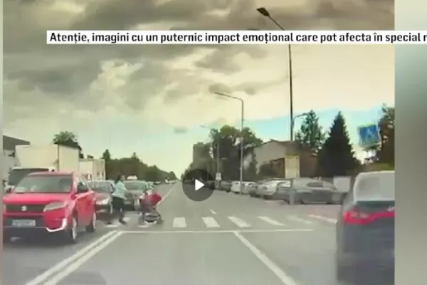 Noi imagini de la accidentul din BERCENI în care a MURIT tânăra mamă. Momentul impactului devastator, surprins de camera mașinii - VIDEO