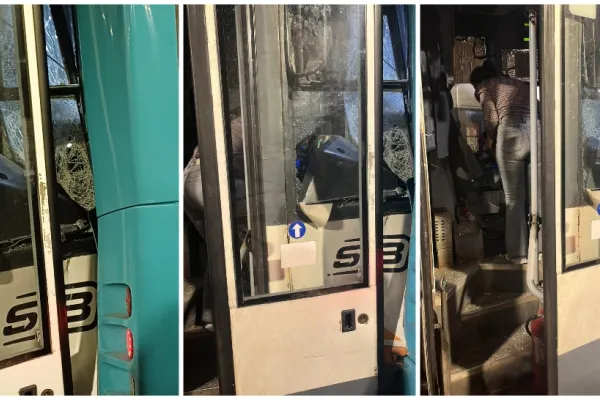 Accident teribil în Capitală! Un tramvai s-a ciocnit cu un autobuz. Cinci persoane au fost transportate la spital