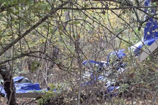 Accident aviatic, în jud. Vaslui: un avion ultraușor s-a prăbușit. Pilotul, găsit decedat - FOTO