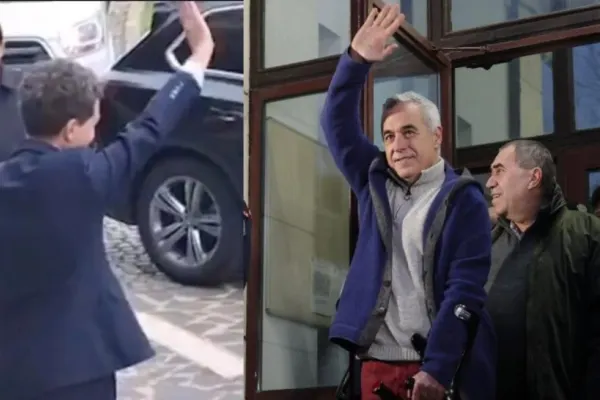 Nicușor Dan a schițat același salut pentru care Călin Georgescu a fost reclamat penal, însă nimeni nu s-a sesizat- VIDEO