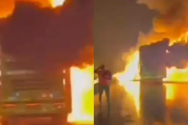 Tragedie rutieră în sudul Indiei: 20 de oameni au murit după ce un autocar a luat foc în urma unui accident