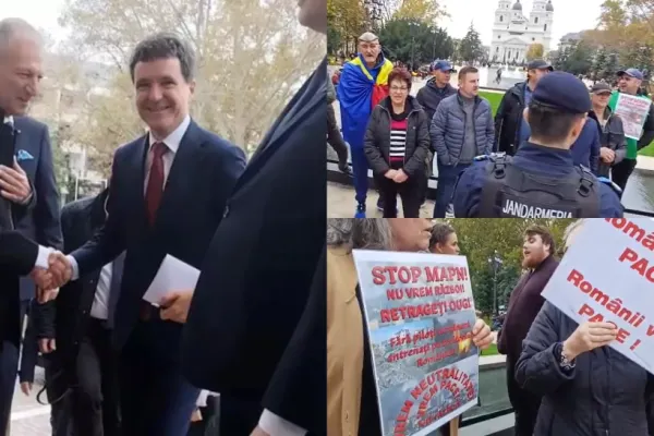 Nicușor Dan, primit cu huiduieli la Teatrul Național din Iași - VIDEO