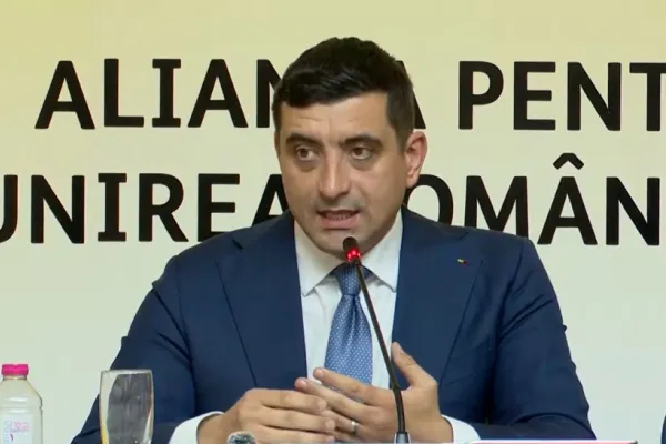 George Simion, la conferința județeană AUR Caraș-Severin: „E păcat de potențialul pe care acest județ îl are”