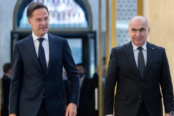 Ilie Bolojan și Mark Rutte, discuții la Guvern despre securitatea regională și industria de apărare