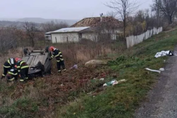 Accident cumplit în Vaslui: un copil de un an, proiectat prin parbrizul mașinii