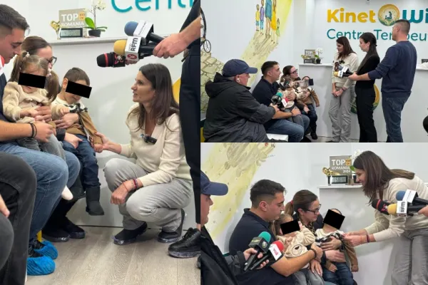 Anca Alexandrescu, momente emoționante într-un centru pentru copii cu dizabilități. Cum sunt ignorații părinții care se luptă zilnic pentru sănătatea pruncilor lor
