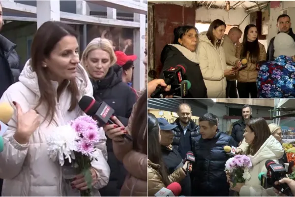 EXCLUSIV Anca Alexandrescu, printre oameni, în sectorul condus de Ciucu: „Au pus pliante electorale din banii de la buget, în loc să repare blocuri”