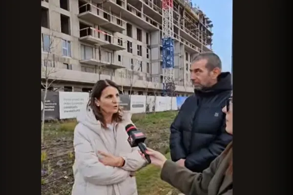 Anca Alexandrescu, în stradă, la lupta cu problemele Bucureștiului generate de rechinii imobiliari VIDEO