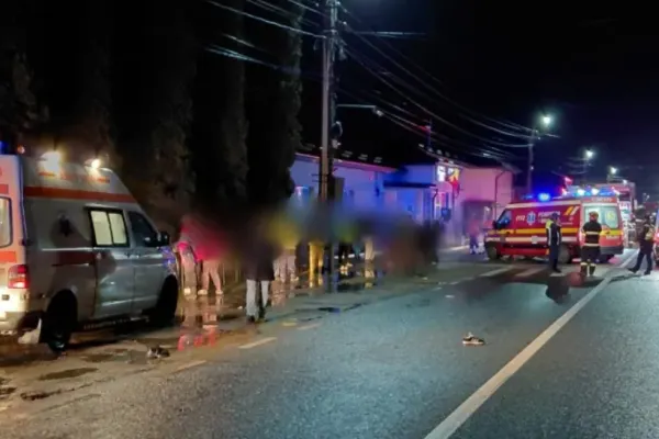 Accident teribil la Cluj. Trei tineri, spulberați pe trecerea de pietoni de un șofer băut – VIDEO