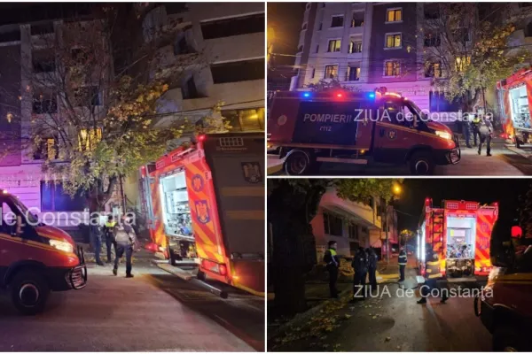 Panică într-un restaurant din Constanța. 40 de persoane s-au autoevacuat în urma izbucnirii unui incendiu