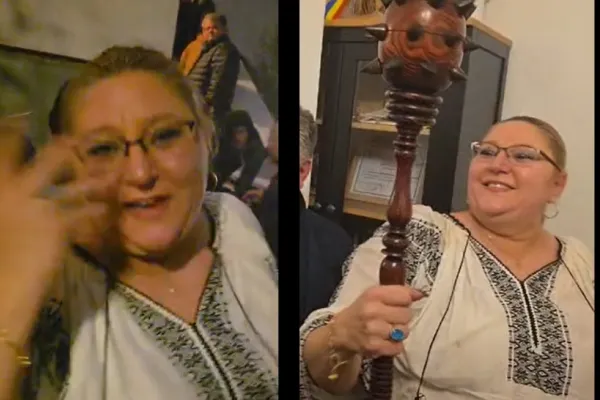 Diana Șoșoacă, circ cu polițiștii după ce a petrecut lângă ambasade