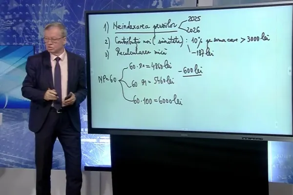 Profesorul Hadăr a făcut calculele pe care Bolojan le-ar dori ascunse. Cu cât au sărăcit pensionarii în urma măsurilor de austeritate – VIDEO