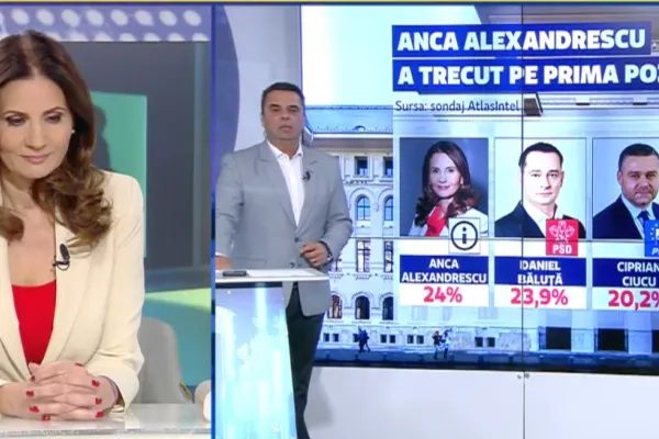 Anca Alexandrescu la Realitatea Plus, alături de George Simion: Dacă eu ies primar, vă garantez că PSD va vota moțiunea împotriva guvernului - VIDEO