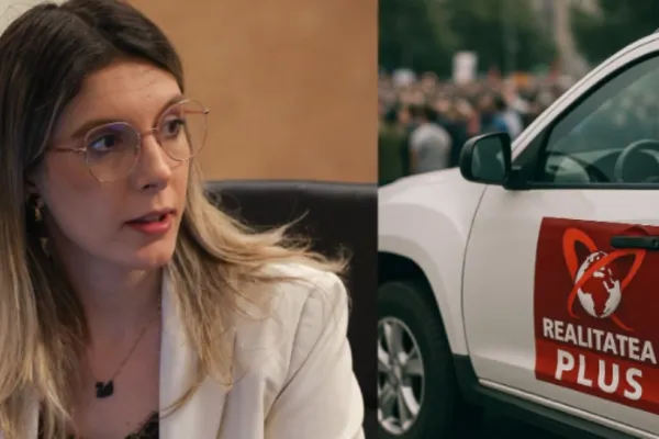 Rezista de la Mediu a fugit de reporterii Realitatea Plus. A folosit o mașină să blocheze accesul jurnaliștilor, ca să nu îi pună întrebări incomode