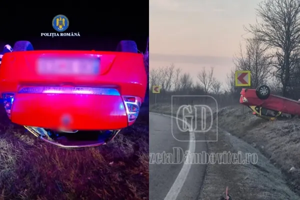 Tragedie în județul Dâmbovița. Bărbat de 46 de ani, mort într-un accident pe DN 72