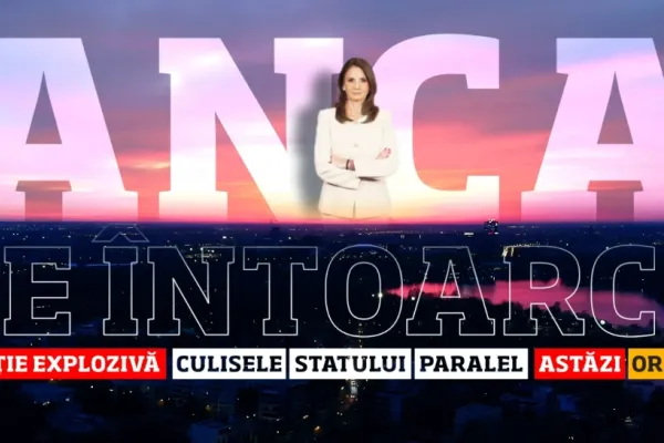 Anca Alexandrescu continuă lupta suveraniștilor. Jurnalista revine astăzi la "Culisele Statului Paralel"