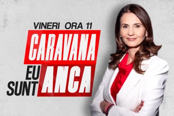 Anca Alexandrescu revine printre români! CARAVANA EU SUNT ANCA iese în stradă și va face auzită Vocea Poporului
