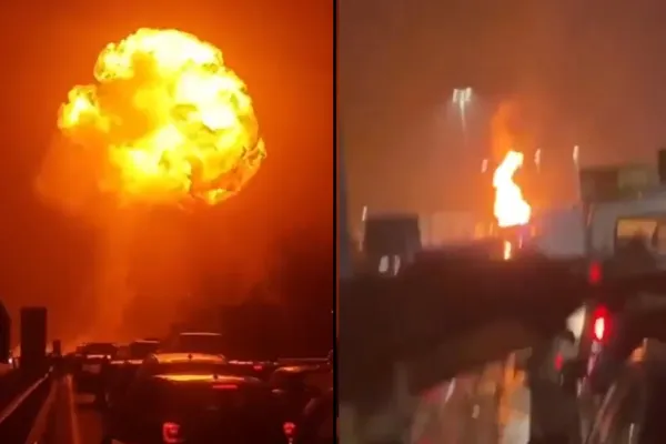 Explozie devastatoare pe o autostradă din Italia. Un camion încărcat cu GPL a sărit în aer, formând o bilă de foc, asemănătoare celei de la Crevedia – VIDEO