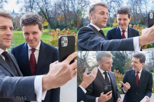 Nicușor Dan îl învață română pe Macron: ”Trăiască prietenia dintre România și Franța” -VIDEO