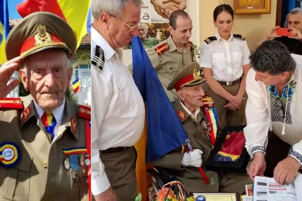 A murit colonelul Ion Vasile Banu, singurul veteran de război decorat de președintele Nicușor Dan