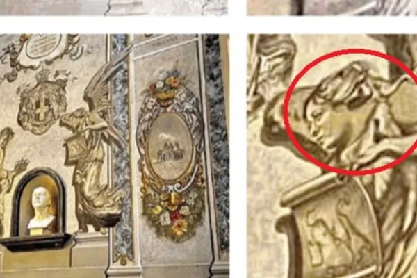 Scandal în Italia după ce, după restaurarea unei biserici, un înger avea chipul Giorgiei Meloni