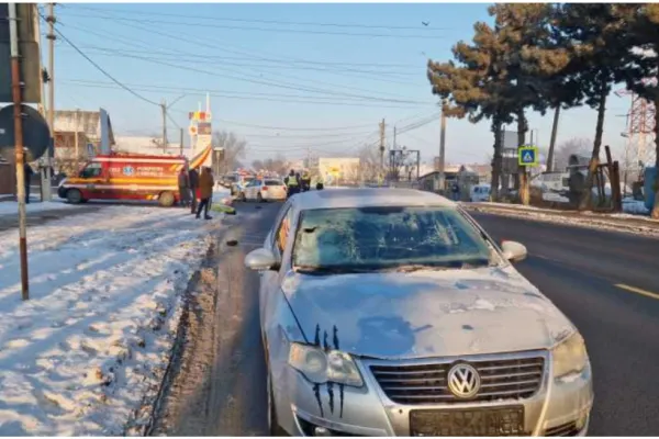 Tragedie în municipiul Botoșani. Un bărbat a fost supulberat pe trecerea de pietoni