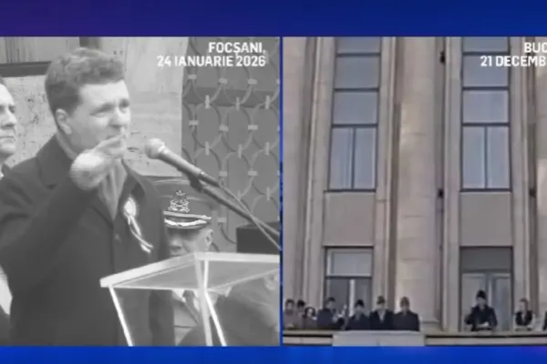 Nicușor Dan, huiduit în timpul discursului ca Ceaușescu în 1989. Discurs tras la indigo despre prosperitate