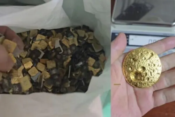 A extras aproape 200 de grame de aur din deșeuri electronice. Cum funcționează „alchimia SIM‑urilor”. VIDEO