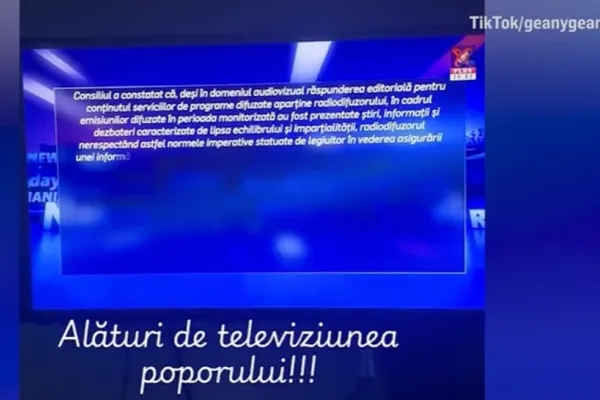 Românii, alături de Realitatea PLUS în timpul suspendării emisiei: "Puterea noastră este unitatea. Mulțumim, Realitatea Plus!"