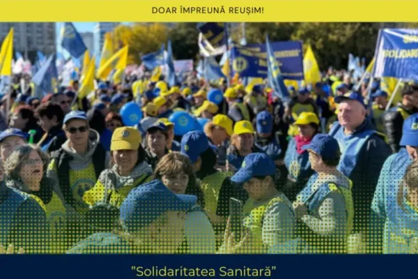 Angajaţii din Sănătate ameninţă cu greva generală din cauza reducerii salariilor