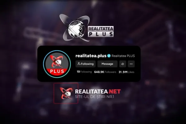 Contul oficial de TikTok al Realitatea Plus a fost redeschis, după valul de susținere al românilor