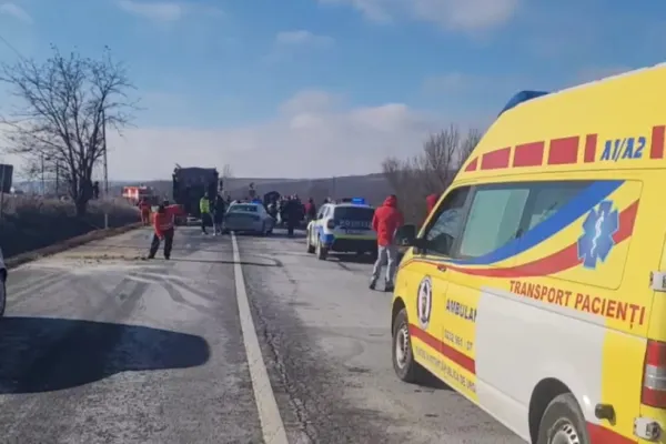 Accident tragic în județul Iași. Un bărbat și soția lui însărcinată au murit-VIDEO